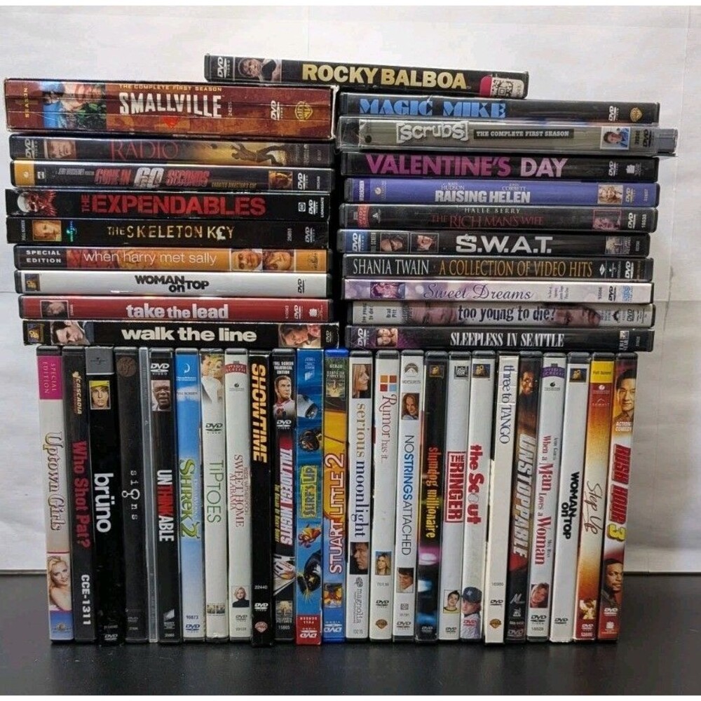 Huge DVD Lot 45 Disc Bundle  Action, Comedy, Drama, TV Series – Movie Collection